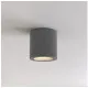 Astro Lighting Kos Round 85 halványszürke fürdőszobai mennyezeti lámpa (AST-1326041) GU10 1 izzós IP65