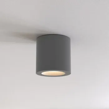 Astro Lighting Kos Round 85 halványszürke fürdőszobai mennyezeti lámpa (AST-1326041) GU10 1 izzós IP65