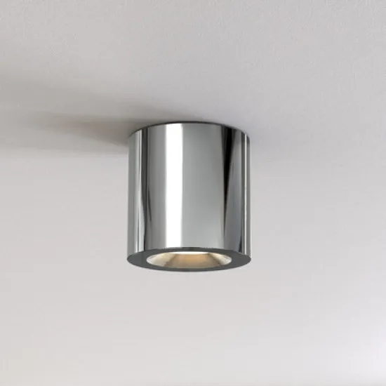 Astro Lighting Kos Round 85 króm fürdőszobai mennyezeti lámpa (AST-1326042) GU10 1 izzós IP65