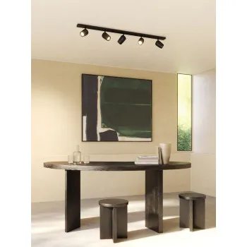 Astro Lighting Koto Five Bar fekete mennyezeti spotlámpa (AST-1478008) GU10 5 izzós IP20