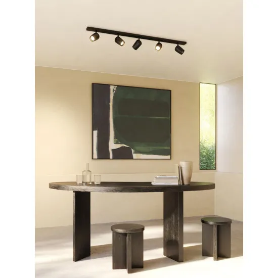 Astro Lighting Koto Five Bar fekete mennyezeti spotlámpa (AST-1478008) GU10 5 izzós IP20