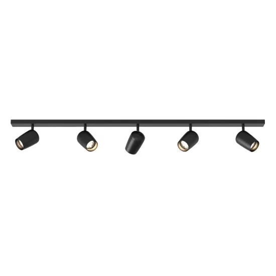 Astro Lighting Koto Five Bar fekete mennyezeti spotlámpa (AST-1478008) GU10 5 izzós IP20