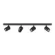 Astro Lighting Koto Four Bar fekete mennyezeti spotlámpa (AST-1478007) GU10 4 izzós IP20