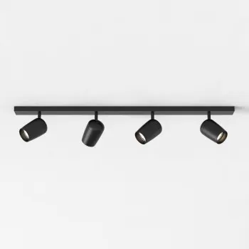 Astro Lighting Koto Four Bar fekete mennyezeti spotlámpa (AST-1478007) GU10 4 izzós IP20