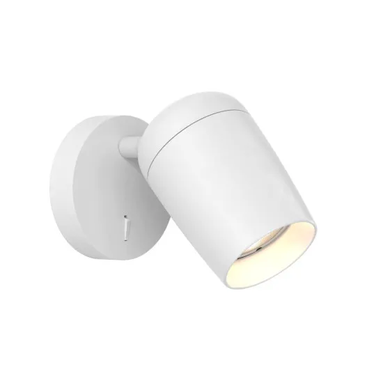 Astro Lighting Koto Single Switched fehér fali/mennyezeti spotlámpa (AST-1478010) GU10 1 izzós IP20