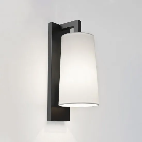 Astro Lighting Lago 280 fekete fürdőszobai falikar (AST-1297009) E27 1 izzós IP44