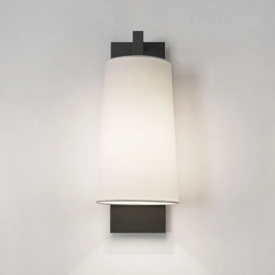 Astro Lighting Lago 280 fekete fürdőszobai falikar (AST-1297009) E27 1 izzós IP44