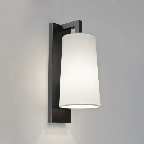 Astro Lighting Lago 280 fekete fürdőszobai falikar (AST-1297009) E27 1 izzós IP44