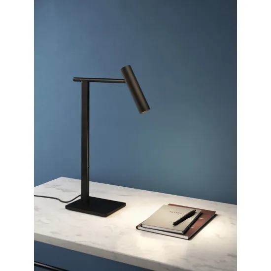 Astro Lighting Leda Desk fekete asztali lámpa (AST-1457002) GU10 1 izzós IP20