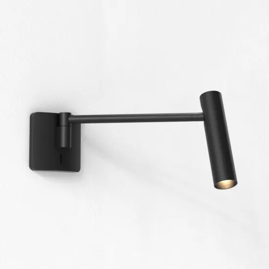 Astro Lighting Leda Swing Arm fekete falikar (AST-1457004) GU10 MR11 1 izzós IP20