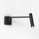 Astro Lighting Leda Swing Arm fekete falikar (AST-1457004) GU10 MR11 1 izzós IP20