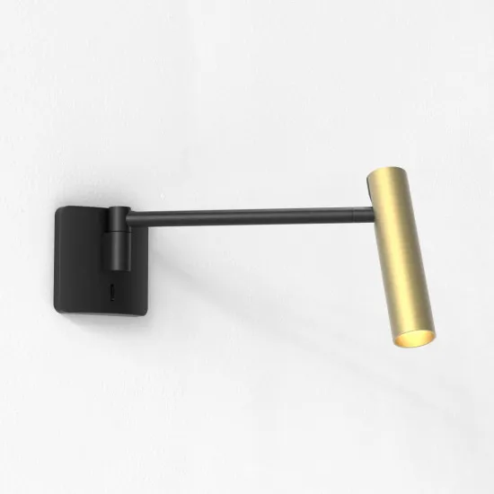 Astro Lighting Leda Swing Arm fekete falikar (AST-1457004) GU10 MR11 1 izzós IP20