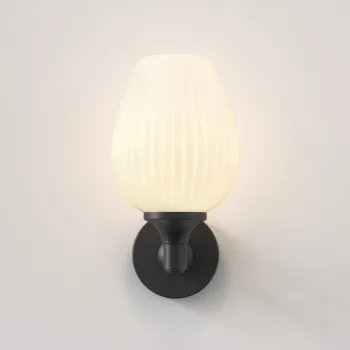 Astro Lighting Liberty Wall fekete fürdőszobai tükörvilágítás (AST-1485001) E14 1 izzós IP44