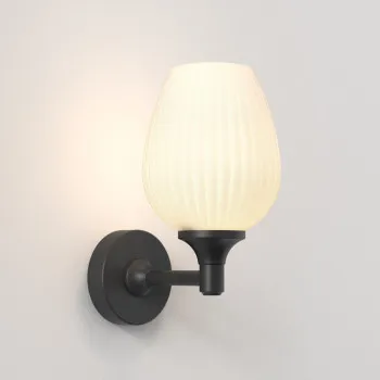 Astro Lighting Liberty Wall fekete fürdőszobai tükörvilágítás (AST-1485001) E14 1 izzós IP44