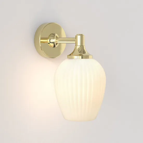 Astro Lighting Liberty Wall sárgaréz fürdőszobai tükörvilágítás (AST-1485002) E14 1 izzós IP44