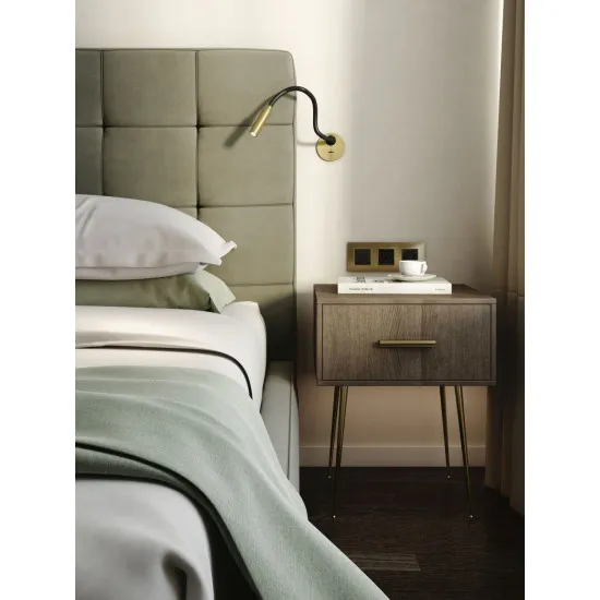 Astro Lighting Lucca Recessed arany beépíthető LED fali olvasólámpa (AST-1435011) LED 1 izzós IP20