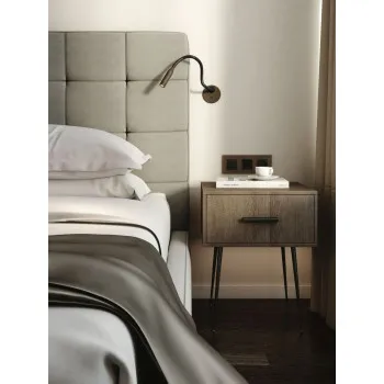Astro Lighting Lucca Recessed barna beépíthető LED fali olvasólámpa (AST-1435012) LED 1 izzós IP20