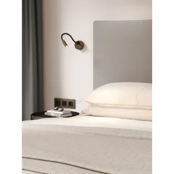 Astro Lighting Lucca Surface barna LED fali olvasólámpa (AST-1435004) LED 1 izzós IP20