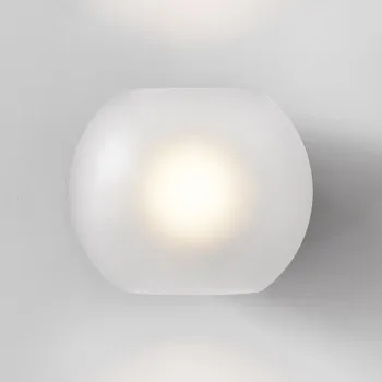 Astro Lighting Luna fehér fali lámpa (AST-1489001) E27 1 izzós IP20