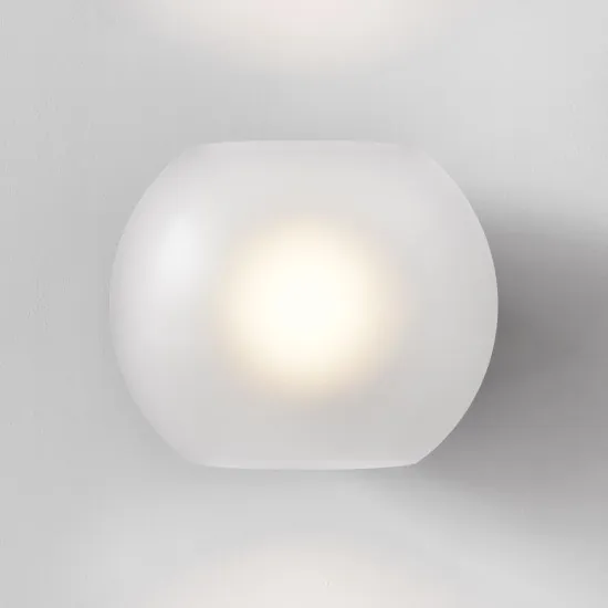 Astro Lighting Luna fehér fali lámpa (AST-1489001) E27 1 izzós IP20