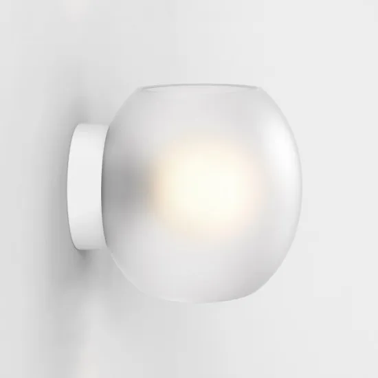 Astro Lighting Luna fehér fali lámpa (AST-1489001) E27 1 izzós IP20
