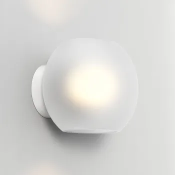 Astro Lighting Luna fehér fali lámpa (AST-1489001) E27 1 izzós IP20