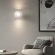 Astro Lighting Luna fehér fali lámpa (AST-1489001) E27 1 izzós IP20