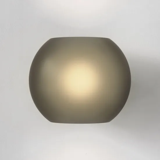 Astro Lighting Luna fekete fali lámpa (AST-1489002) E27 1 izzós IP20