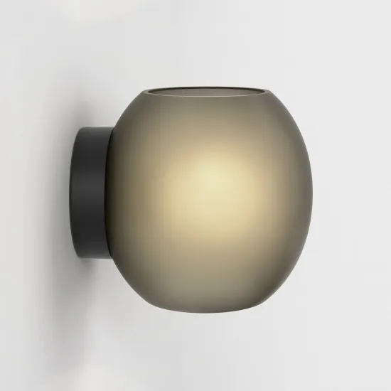 Astro Lighting Luna fekete fali lámpa (AST-1489002) E27 1 izzós IP20