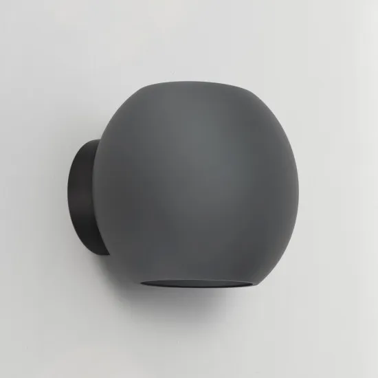 Astro Lighting Luna fekete fali lámpa (AST-1489002) E27 1 izzós IP20