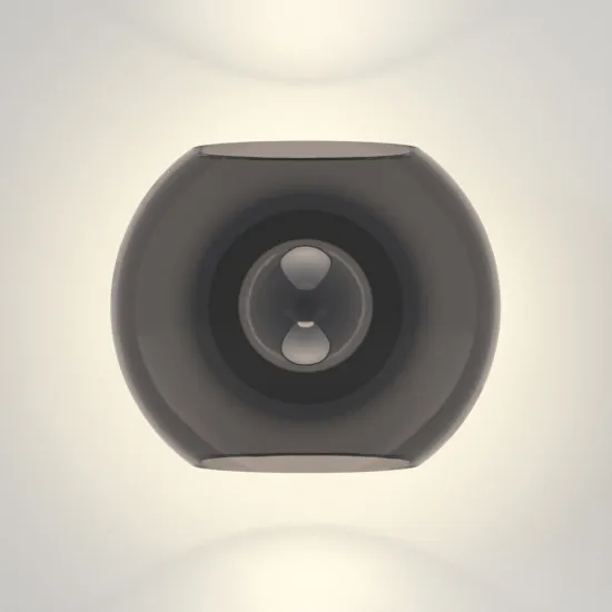 Astro Lighting Luna fekete fali lámpa (AST-1489005) E27 1 izzós IP20
