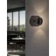 Astro Lighting Luna fekete fali lámpa (AST-1489005) E27 1 izzós IP20