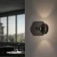 Astro Lighting Luna fekete fali lámpa (AST-1489005) E27 1 izzós IP20