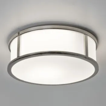 Astro Lighting Mashiko Round 230 króm fürdőszobai mennyezeti lámpa (AST-1121021) E27 1 izzós IP44