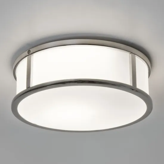 Astro Lighting Mashiko Round 230 króm fürdőszobai mennyezeti lámpa (AST-1121021) E27 1 izzós IP44
