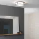 Astro Lighting Mashiko Round 300 barna fürdőszobai mennyezeti lámpa (AST-1121043) E27 1 izzós IP44