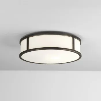 Astro Lighting Mashiko Round 300 barna fürdőszobai mennyezeti lámpa (AST-1121043) E27 1 izzós IP44