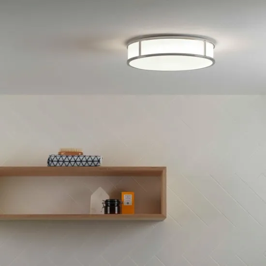 Astro Lighting Mashiko Round 400 króm fürdőszobai mennyezeti lámpa (AST-1121026) E27 3 izzós IP44