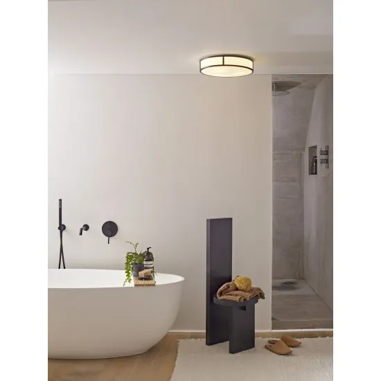 Astro Lighting Mashiko Round 400 barna fürdőszobai mennyezeti lámpa (AST-1121085) E27 3 izzós IP44