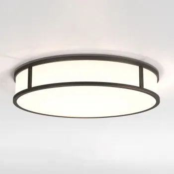 Astro Lighting Mashiko Round 400 barna fürdőszobai mennyezeti lámpa (AST-1121085) E27 3 izzós IP44