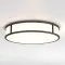 Astro Lighting Mashiko Round 400 barna fürdőszobai mennyezeti lámpa (AST-1121085) E27 3 izzós IP44
