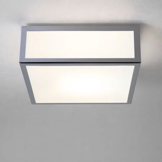 Astro Lighting Mashiko Square 200 króm fürdőszobai mennyezeti lámpa (AST-1121009) E27 1 izzós IP44