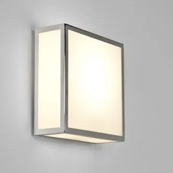 Astro Lighting Mashiko Square 200 króm fürdőszobai mennyezeti lámpa (AST-1121009) E27 1 izzós IP44
