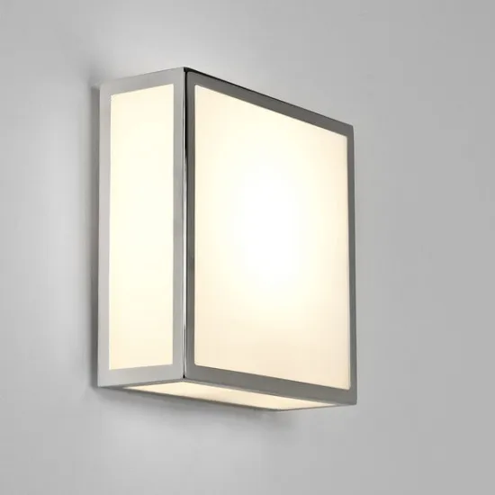 Astro Lighting Mashiko Square 200 króm fürdőszobai mennyezeti lámpa (AST-1121009) E27 1 izzós IP44