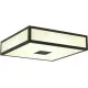 Astro Lighting Mashiko Square 300 barna fürdőszobai mennyezeti lámpa (AST-1121079) E27 2 izzós IP44