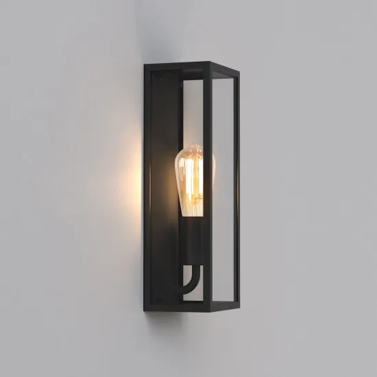 Astro Lighting Messina 130 fekete kültéri fali lámpa (AST-1183029) E27 1 izzós IP44