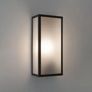 Astro Lighting Messina 160 Sensor fekete mozgásérzékelős kültéri fali lámpa (AST-1183032) E27 1 izzós IP44