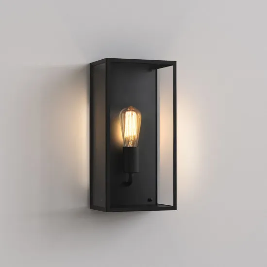 Astro Lighting Messina 200 fekete kültéri fali lámpa (AST-1183028) E27 1 izzós IP44
