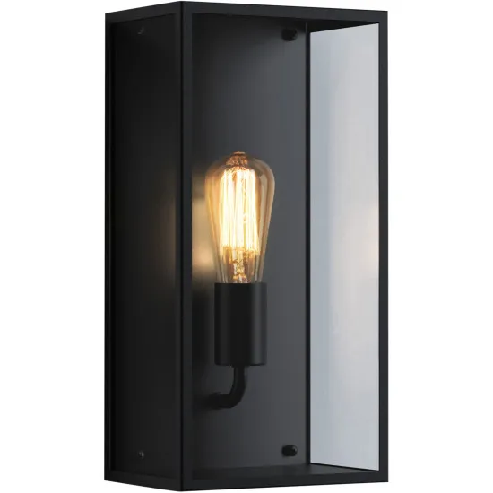 Astro Lighting Messina 200 fekete kültéri fali lámpa (AST-1183028) E27 1 izzós IP44