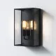Astro Lighting Messina Twin fekete kültéri fali lámpa (AST-1183027) E27 2 izzós IP44